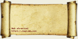 Tijana Stamatović vizit kartica